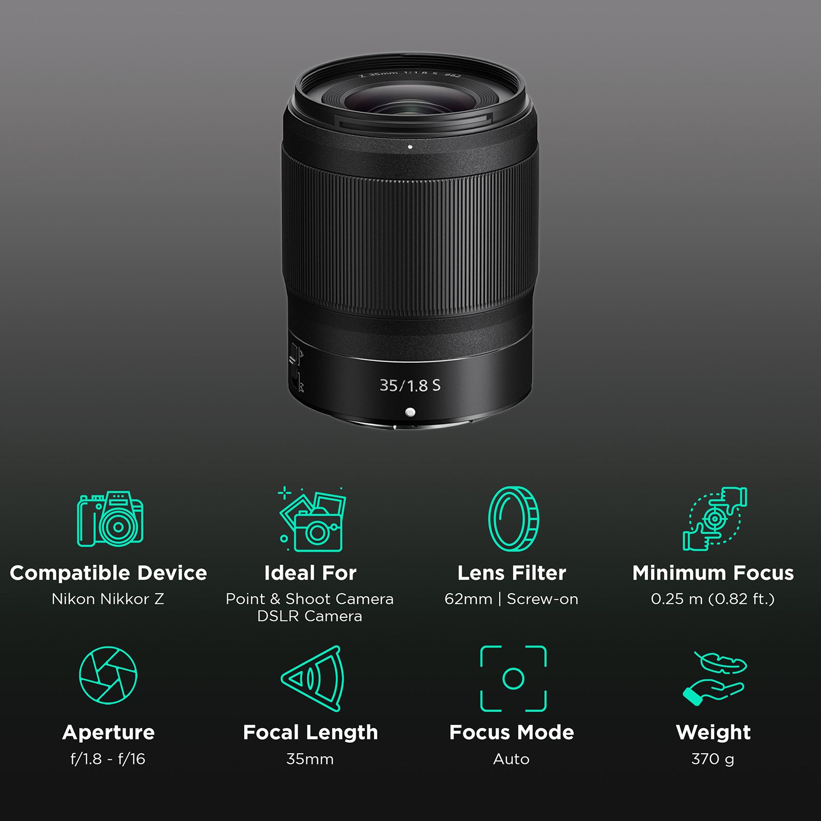 NIKKOR Z 35mm f/1.8S まこ Nikon NIKKOR Z 35mm f/1.8 S Lens - GP Pro